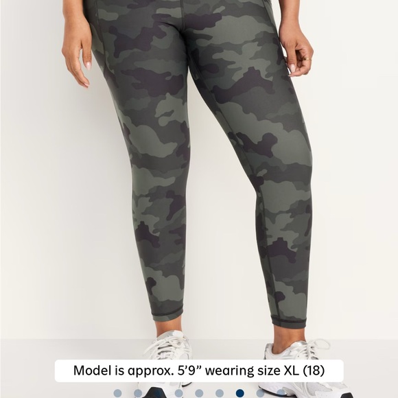 New Old Navy powersoft leggings plus size 3X camouflage - Picture 1 of 3